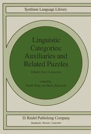 Cover of Linguistic Categories