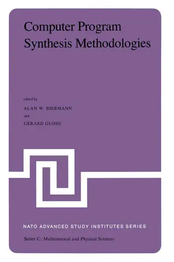 Cover of Computer Program Synthesis Methodologies