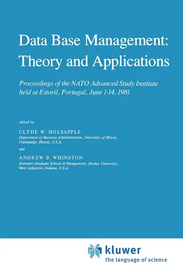 Cover of Data Base Management