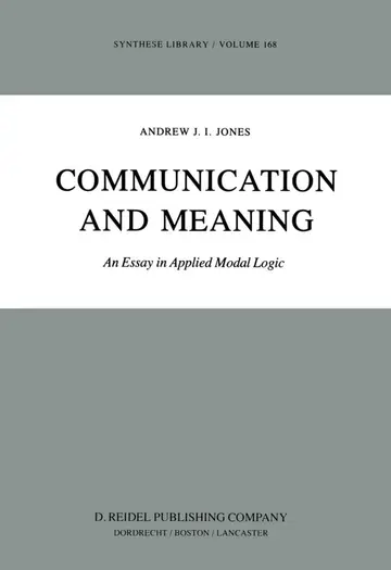 Cover of Communication and Meaning