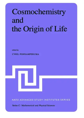 Cover of Cosmochemistry and the Origin of Life