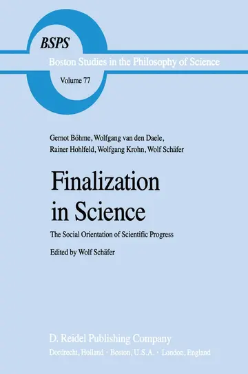 Cover of Finalization in Science