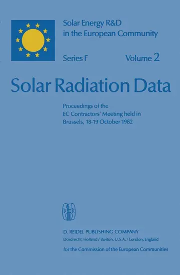 Cover of Solar Radiation Data