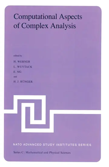 Cover of Computational Aspects of Complex Analysis