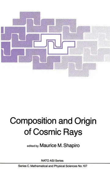 Cover of Composition and Origin of Cosmic Rays
