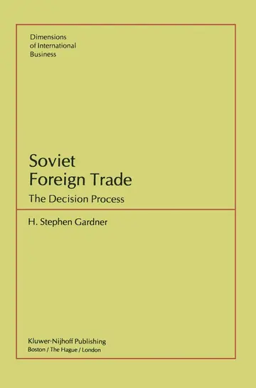 Cover of Soviet Foreign Trade