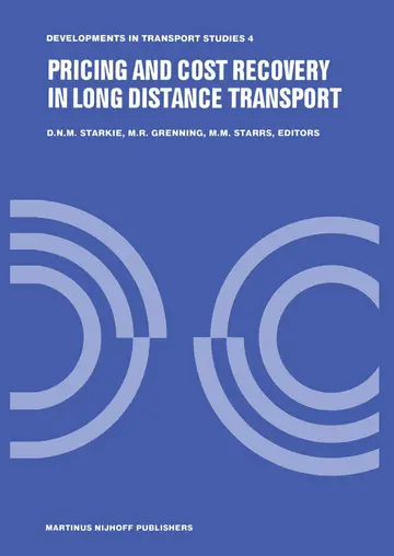 Cover of Pricing and Cost Recovery in Long Distance Transport
