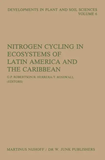 Cover of Nitrogen Cycling in Ecosystems of Latin America and the Caribbean