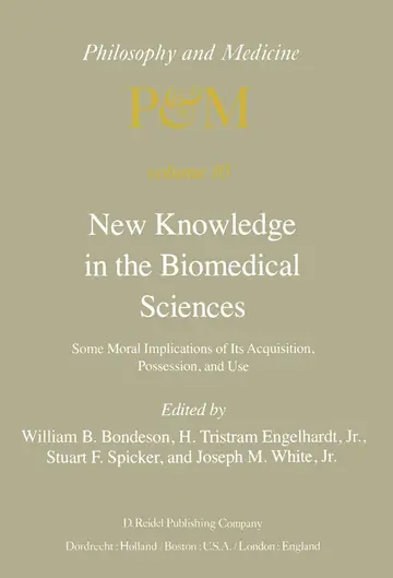 Cover of New Knowledge in the Biomedical Sciences