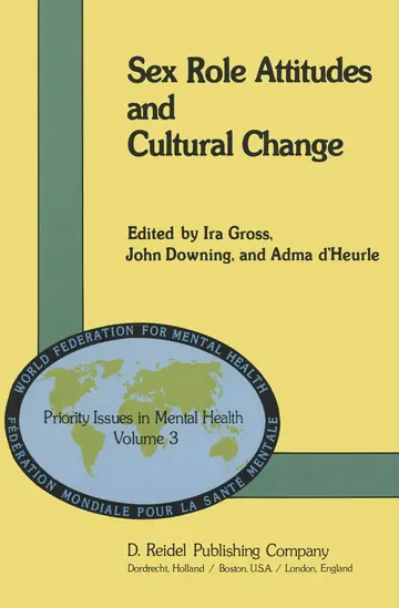 Cover of Sex Role Attitudes and Cultural Change
