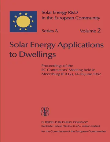 Cover of Solar Energy Applications to Dwellings