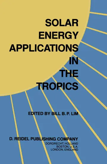 Cover of Solar Energy Applications in the Tropics