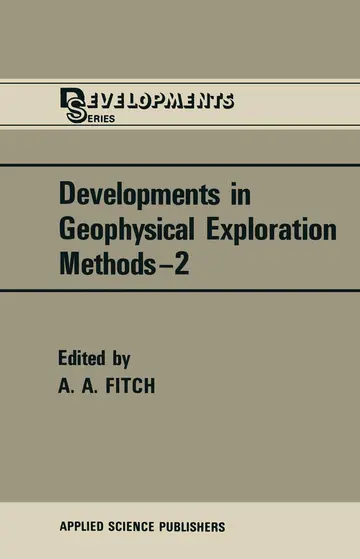 Cover of Developments in Geophysical Exploration Methods
