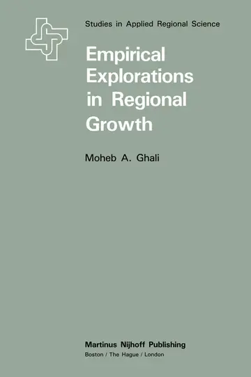 Cover of Empirical Explorations in Regional Growth