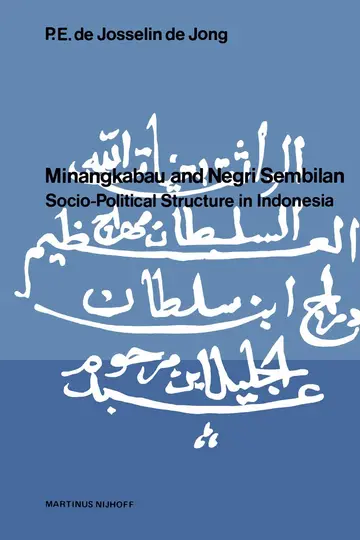 Cover of Minangkabau and Negri Sembilan