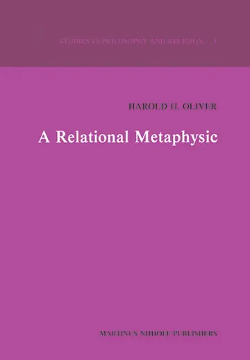 Cover of A Relational Metaphysic