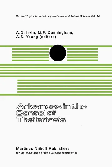 Cover of Advances in the Control of Theileriosis