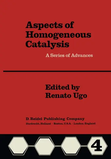 Cover of Aspects of Homogeneous Catalysis