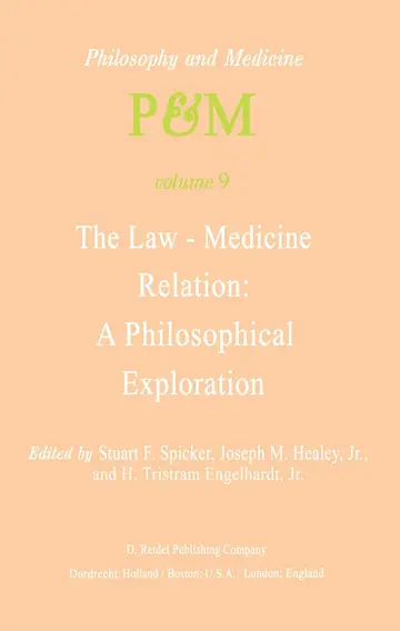Cover of The Law-Medicine Relation