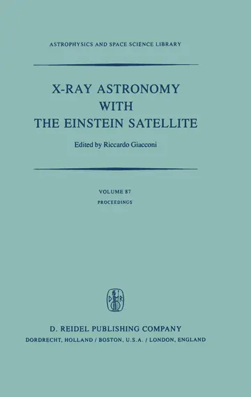 Cover of X-Ray Astronomy with the Einstein Satellite
