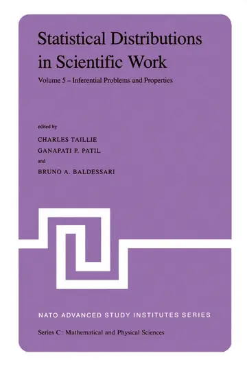 Cover of Statistical Distributions in Scientific Work