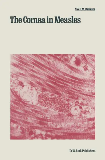 Cover of The Cornea in Measles