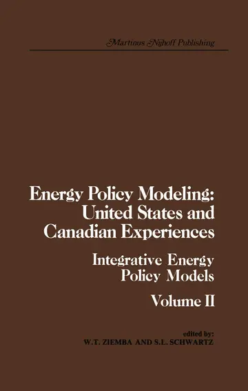 Cover of Energy Policy Modeling