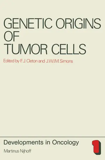 Cover of Genetic Origins of Tumor Cells
