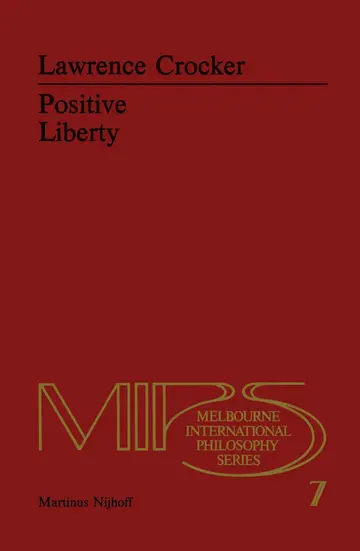 Cover of Positive Liberty
