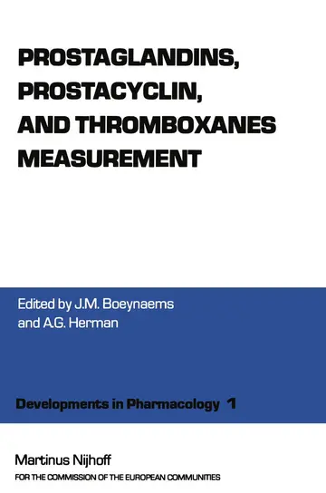 Cover of Prostaglandins, Prostacyclin, and Thromboxanes Measurement