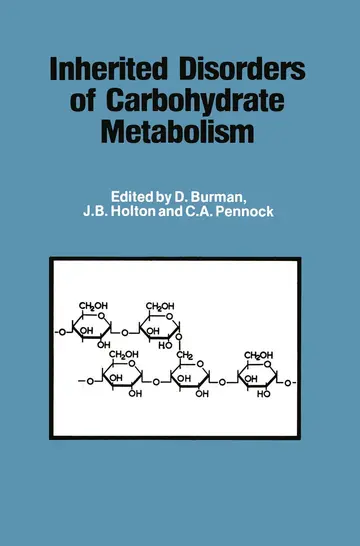 Cover of Inherited Disorders of Carbohydrate Metabolism