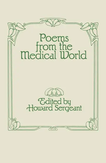 Cover of Poems from the Medical World