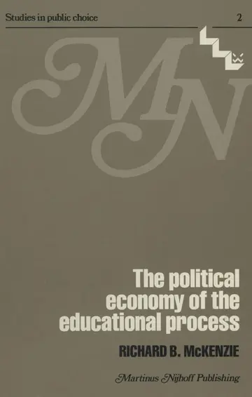 Cover of The political economy of the educational process