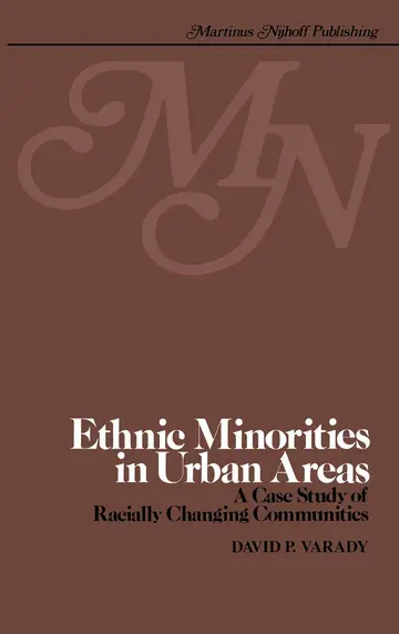 Cover of Ethnic minorities in urban areas