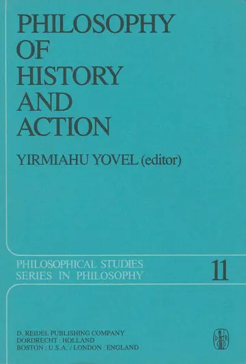 Cover of Philosophy of History and Action