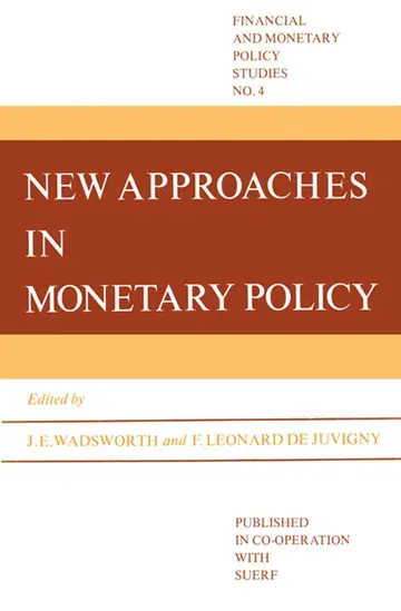 Cover of New Approaches in Monetary Policy