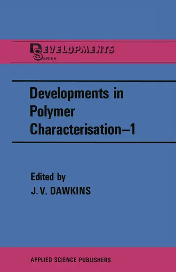 Cover of Developments in Polymer Characterisation―1