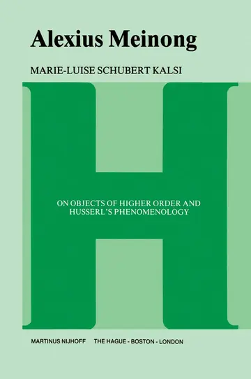 Cover of Alexius Meinong
