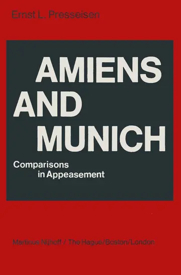 Cover of Amiens and Munich