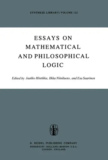 Cover of Essays on Mathematical and Philosophical Logic