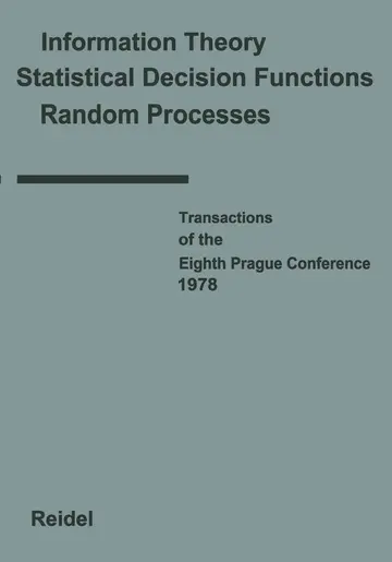 Cover of Transactions of the Eighth Prague Conference