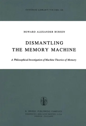 Cover of Dismantling the Memory Machine