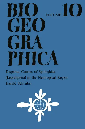 Cover of Dispersal Centres of Sphingidae (Lepidoptera) in the Neotropical Region