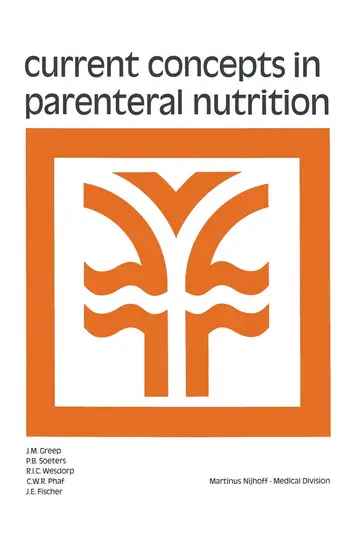 Cover of Current Concepts in Parenteral Nutrition