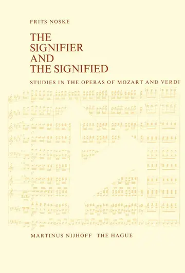 Cover of The Signifier and the Signified