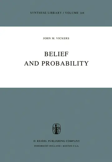 Cover of Belief and Probability
