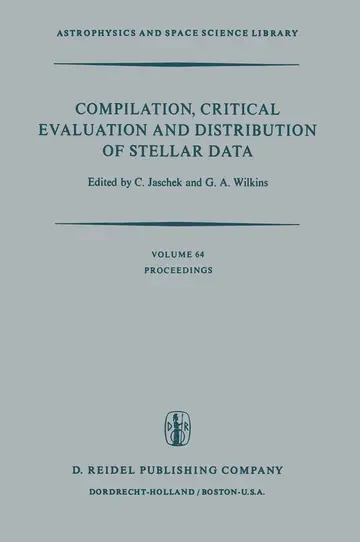 Cover of Compilation, Critical Evaluation and Distribution of Stellar Data
