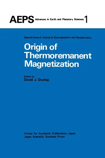 Cover of Origin of Thermoremanent Magnetization