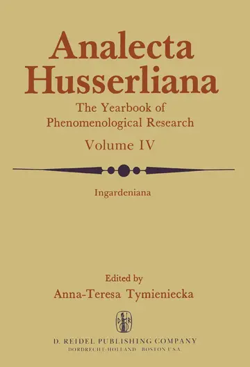 Cover of Ingardeniana