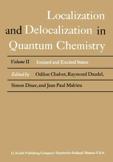 Cover of Localization and Delocalization in Quantum Chemistry